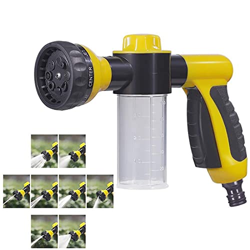 High Pressure Washer with Soap Dispenser Bottle,High Pressure Washerfor Lawn, Clean Plants, Car Wash,Showering Pet ,Garden Hose Nozzle