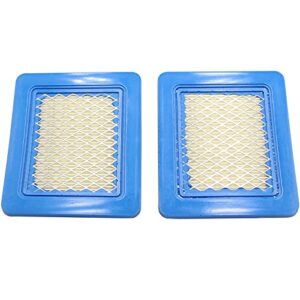 2 Pack 491588S Air Filter for BS 491588 399959 4942245 4915885 3.5-6.5 HP Quantum Engines, Lawn Mower Air Filter