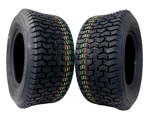 Set of 2 16x6.50-8 16-6.50-8 Turf Tires 4 Ply Tubeless Garden Tractor Lawn mower