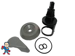 diverter valve spa gray hot tub stem o-rings cap handle kit