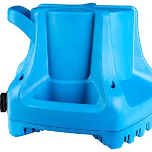 Little Giant APCP-1700 115-Volt, 1/3 HP, 1745 GPH, Automatic, Submersible, Swimming Pool Cover Pump with 25-Ft. Cord, Light Blue, 577301