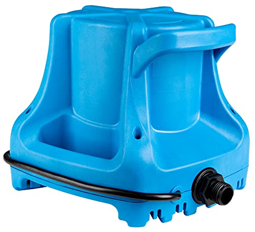 Little Giant APCP-1700 115-Volt, 1/3 HP, 1745 GPH, Automatic, Submersible, Swimming Pool Cover Pump with 25-Ft. Cord, Light Blue, 577301