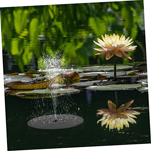 YARNOW 1pc Pond Free Pumps Spray Fish and Bath Standing Small for Garden Kit Birdbath Heads Pool Black Solar Running Patio Floating Decoration Tank Outdoor Bird Fountain with Water Pump