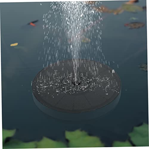 YARNOW 1pc Pond Free Pumps Spray Fish and Bath Standing Small for Garden Kit Birdbath Heads Pool Black Solar Running Patio Floating Decoration Tank Outdoor Bird Fountain with Water Pump