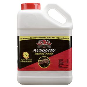 dr. t’s mosquito repelling granules and pellets – mosquito repellent treatment for yards – 5 lbs
