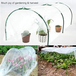 Mini Greenhouse Tunnel Greenhouses for Outdoors, Green House Hoops Small Greenhouse Kits to Build, Green Houses for Outside Greenhouse Cover Garden Hoops Raised Beds