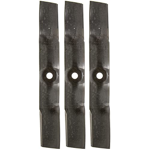 John Deere UC22010 Mower Blades 3-Pack 54" Deck GX225 GX335 GX345 X320 X500 X750 Z535 Z540 Z445