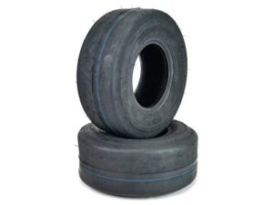 set of two 11×4.00-5 4 ply turf tires for lawn & garden mower 11×4-5
