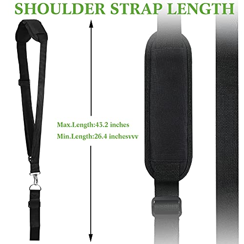 Adjustable Trimmer Shoulder Strap Universal Replacement Blower Strap Black Weed Trimmer Strap Garden Lawn Mower Strap for Weeder Leaf Blower, Multi Head System, Weeder Clearance