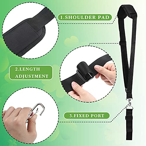 Adjustable Trimmer Shoulder Strap Universal Replacement Blower Strap Black Weed Trimmer Strap Garden Lawn Mower Strap for Weeder Leaf Blower, Multi Head System, Weeder Clearance