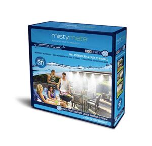 misty mate 16020 cool patio 20 misting system, feet, gray