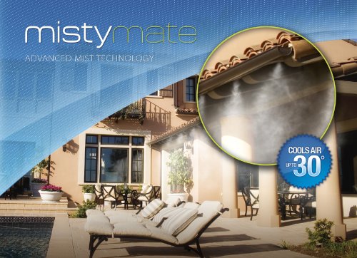 Misty Mate 16020 Cool Patio 20 Misting System, feet, Gray