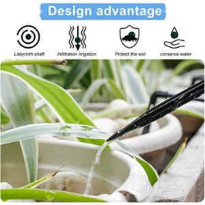 50PCS Drip Irrigation Support Stakes, Kalolary 4/7 mm Tubing Hose Holder Plastic Drip Line Tube Hold Stakes 1/4" Garden Watering System Hose Support Tools for Vegetable Flower Beds Lawn Supplies