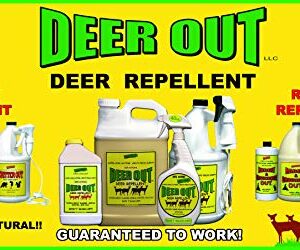 Deer Repellent :Deer Out 1 Gallon Concentrate Makes 10 Gallons