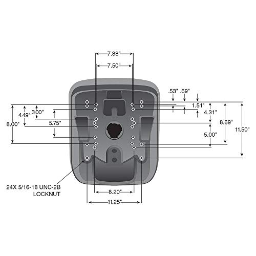 Stens 420-360 High Back Seat, Compatible with/Replacement for Genie: 123137, John Deere: VG12160, Simplicity: 1731999, 1731999SM, Waterproof Vinyl, 18-5/8 x 18-3/4 x 22, Black