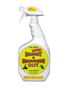 rabbit & groundhog repellent: rabbit out 40oz ready-to-use
