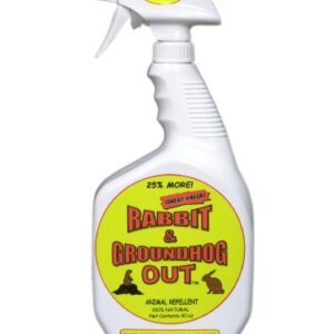 Rabbit & Groundhog Repellent: Rabbit Out 40oz Ready-to-Use