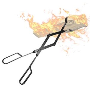 Amagabeli Fireplace Log Tongs 26” Bundle Folding Fire Pit 22in