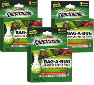 spectracide bag-a-bug japanese beetle trap2 replacement bag, 18ct.