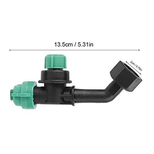 Plant Protection Device, Durable Internal Thread Connection Wear Resistant Esticide Spraying Nozzle Excellent for Garden