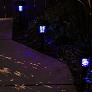 Bluedot Trading Solar Powered Pathway Lights & Bug Zappers Mosquito Bug Zapper All-in-One Wireless for Outdoor Use in Gardens, Landscapes, Pathways, and Yards