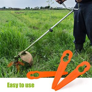 100pcs Replacement Plastic Blades Accessories for STIHL Polycut 2-2 FSA 45 Lawnmower Trimmer Grass Mowing Nylon Blades Garden Lawn Cutter