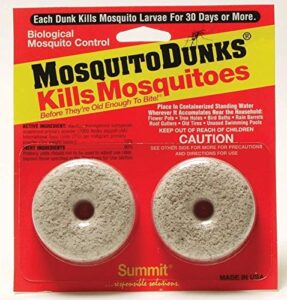 summit…responsible solutions mosquito dunks 102-12 mosquito killer, 12 pieces