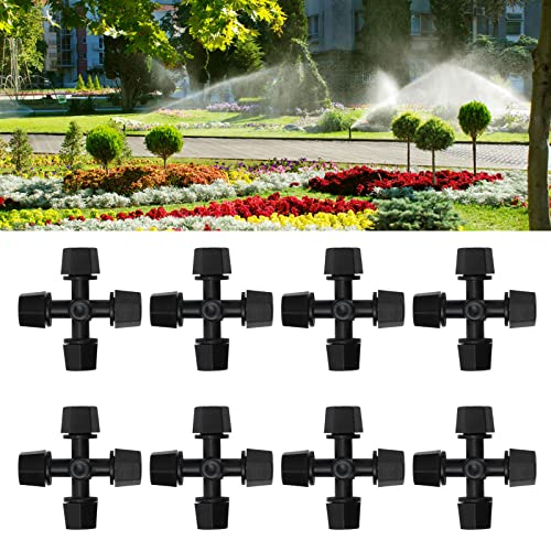 Atyhao Spray Nozzle, Emitter Tubing Easy to Install for Garden Irrigation