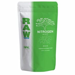 RAW- Nitrogen Plant Nutrient for treating deficiencies, Increase plant growth during vegative stage Plant Feeding Supplement For Indoor Outdoor Use Hydroponics- 2 oz