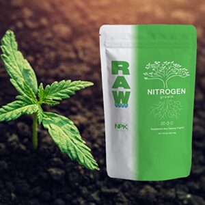 RAW- Nitrogen Plant Nutrient for treating deficiencies, Increase plant growth during vegative stage Plant Feeding Supplement For Indoor Outdoor Use Hydroponics- 2 oz