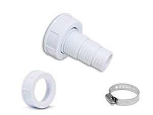 sealproof pool hose adapter compatible with intex pool pumps and other 1.25″ and 1.5″ pump hoses