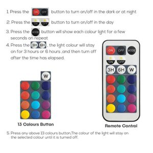 B BOCHAMTEC 8 Pack Solar Flame Lights Outdoor Flickering Torch, with USB Charging Port Remote, 13 Color Changing RGB,Waterproof Lights Landscape Auto On/Off for Garden Patio Driveway Party