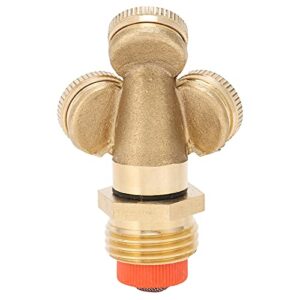 High Pressure Irrigation Nozzle, 2PCS Watering Spray Head Easy Installation G1/2 3 Hole Save Water for Garden for Greenhouse for Lawn