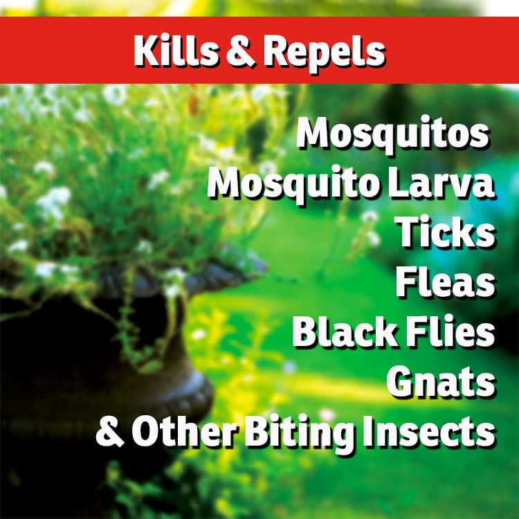 I Must Garden Mosquito Tick and Flea Concentrate: Kills and Repels Biting Insects from Yard – Natural and Pet Safe – Covers 4,000 Sq. Ft - 32oz