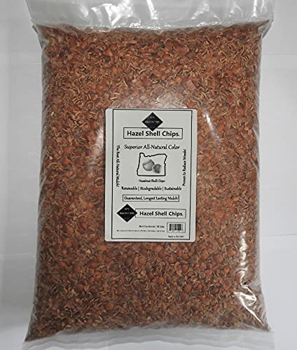 Hazel Shell Chips - Mulch Amendment Product - 10 lbs.(Hazelnut Shells)