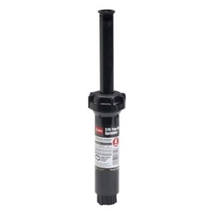 toro 53813 4-inch pop-up fixed-spray with nozzle sprinkler, 180-degree, 15-feet,blacks