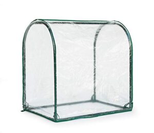 topline outdoor mini garden greenhouse – 27 inch