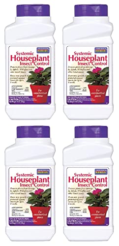 Bonide (BND951 - Systemic House Plant Insect Control, 0.22% Imidacloprid Insecticide (8 oz.), White (4)