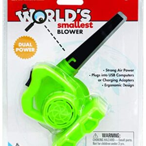 Westminster, Inc. World's Smallest Blower - Real, Working, Tiny, Dual Powered Leaf Blower