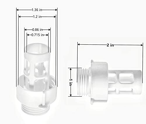 Fuoequl 10184 Pool Drain Adapter Garden Connector Adapter for Intex Hose Adapter Round Swimming Pool Drain