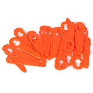 magt lawn mower blade, 24pcs garden trimmer blades plastic cutter blade replacement parts compatible with stihl polycut 2-2