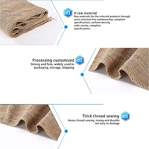 Couches Covers Thick Woven Packaging White Plastic Protection Bag Flooding Film Sandbag Patio Lawn & Garden Hose Heater Wrap (Brown, One Size)