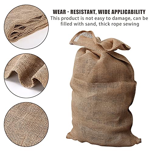 Couches Covers Thick Woven Packaging White Plastic Protection Bag Flooding Film Sandbag Patio Lawn & Garden Hose Heater Wrap (Brown, One Size)