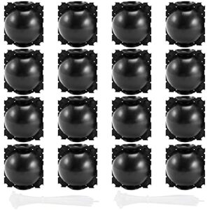 muklei 16 pcs 4.7 x 4.7 inch large plant root growing ball device, high pressure propagation ball reusable plant rooting device rooter box grafting device for garden plants, black