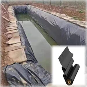 escoll underlay pond liner cut 2x2m 2.5×2.5m 3x2m 5x5m 6x5m garden pond film weather resistant hdpe swimming membrane for fish ponds, streams, fountains, water features, waterfall