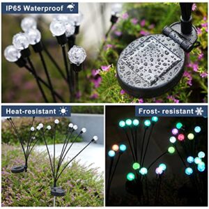 YUNJACKEYDZ Solar Garden Lights-Outdoor Solar Lights for Yard-Solar Powered Firefly Lights Outdoor Waterproof Wind Dancing Solar Lights for Landscape Decoration Lights Yard Patio Pathway Decoration