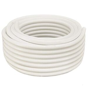 white schedule 40 flexible pvc pipe, hose, tubing for pools, spas and water gardens (2″ dia x 10 ft)