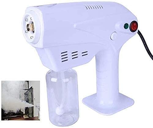 EMENG Disinfecting Spray Gun Sanitizer Atomizer Portable, Nano Blue Light Steam Sterilizing Spray Gun for Lawn and Beach Herbicides in Garden and Hair Care