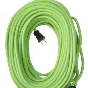 Sun Joe TJ603E 16-Inch 12-Amp Electric Tiller and Cultivator , Green & Yard Master 9940010 Outdoor Garden 120-Foot Extension Cord, Light Duty, 10 Amps, Lime Green