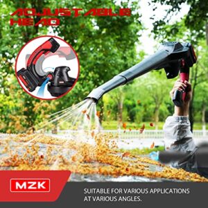 MZK Cordless Leaf Blower,20V Battery Powered Leaf Blower for Lawn Care, Electric Lightweight Mini Leaf Blower(Battery & Charger Included)